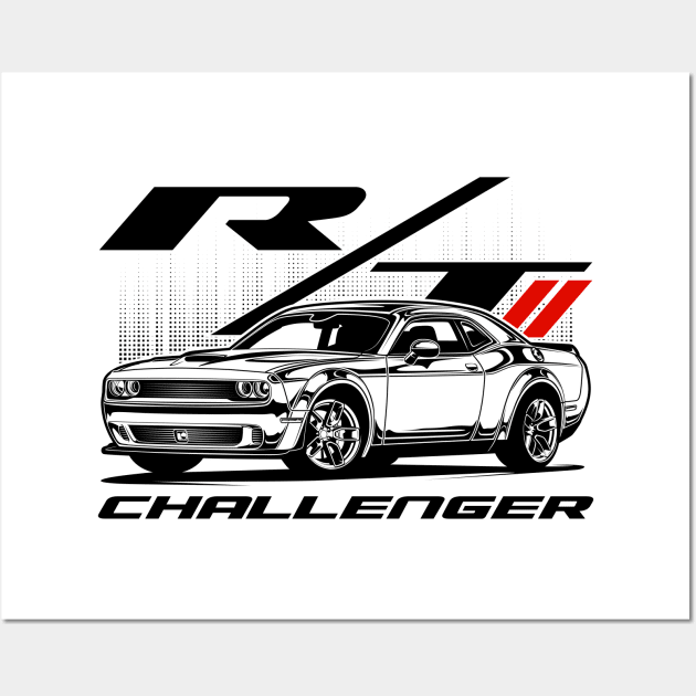 Challenger R/T Wall Art by idrdesign